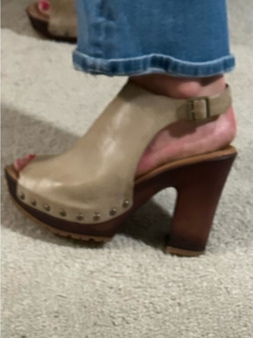 Platform Clog Sandals with Buckle from Korks